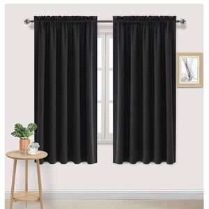 DWCN Blackout Curtains Thermal Insulation Noise Reduction Energy Save Rod Pocket